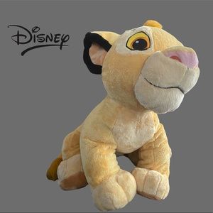 Lion King Young Simba plush cub. Giant size 20 inch Disney Just Play